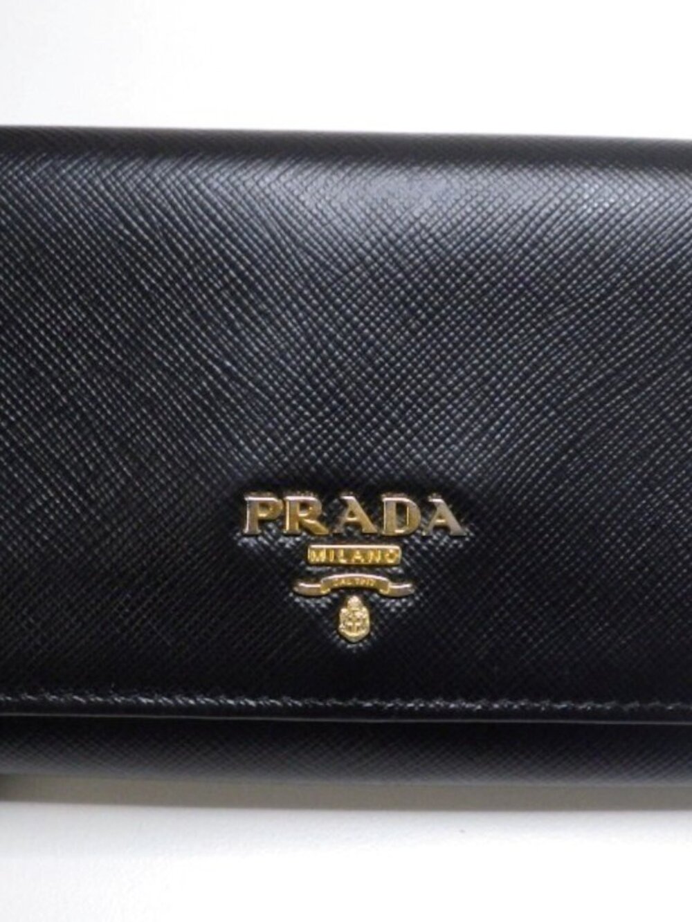PRADA Saffiano Metal Long Wallet in Black - Picture 4 of 11